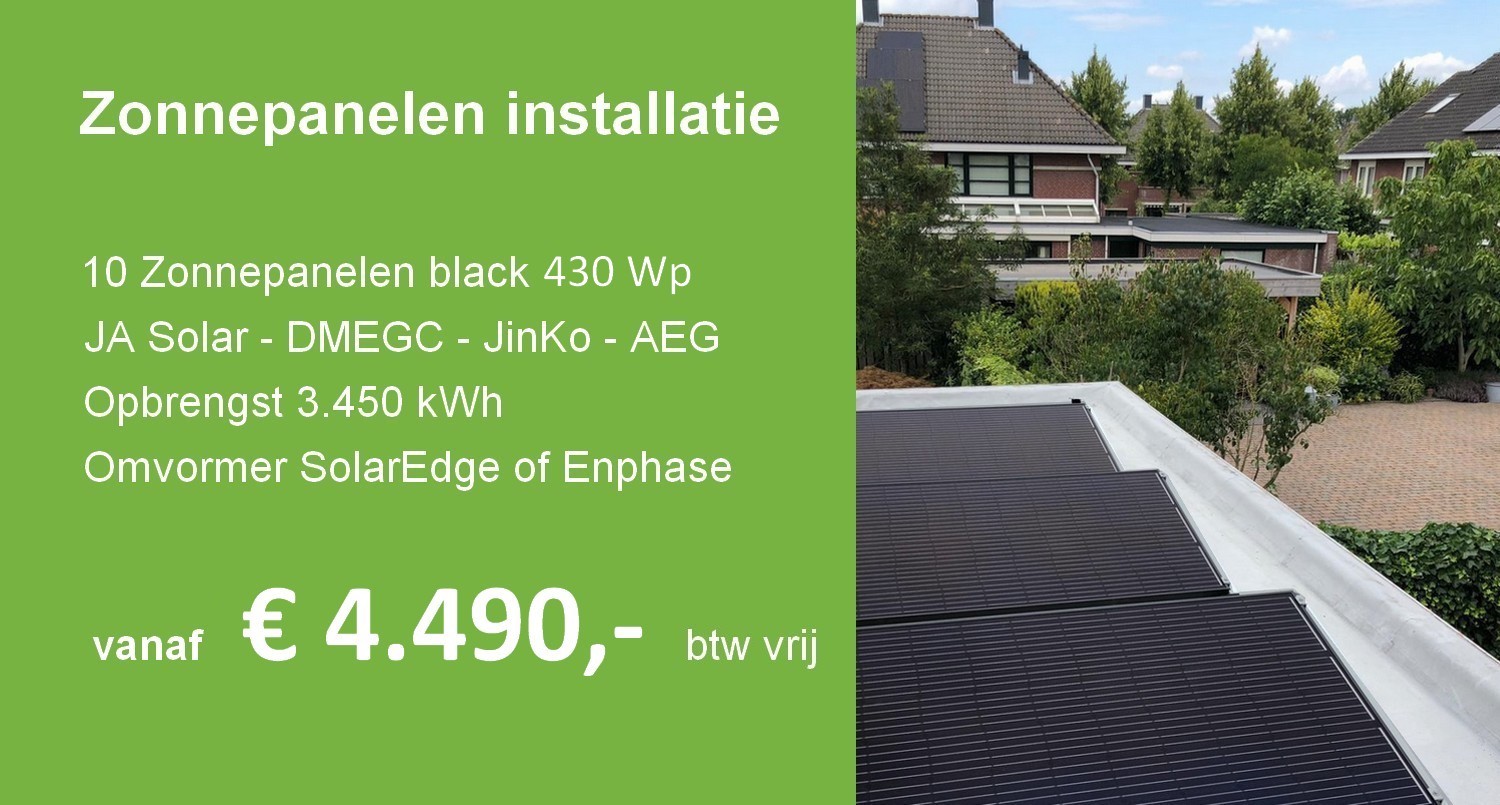 Zonnepanelen installatie
